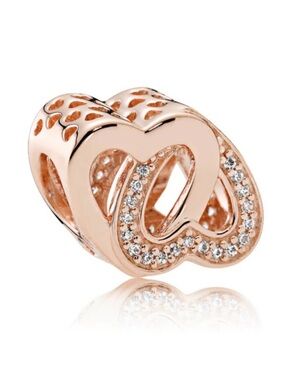 Pandora Rose Gold Entwined Heart Charm